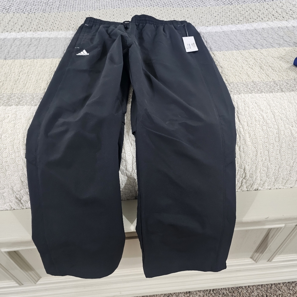 Adidas Black Athletic Pants Large